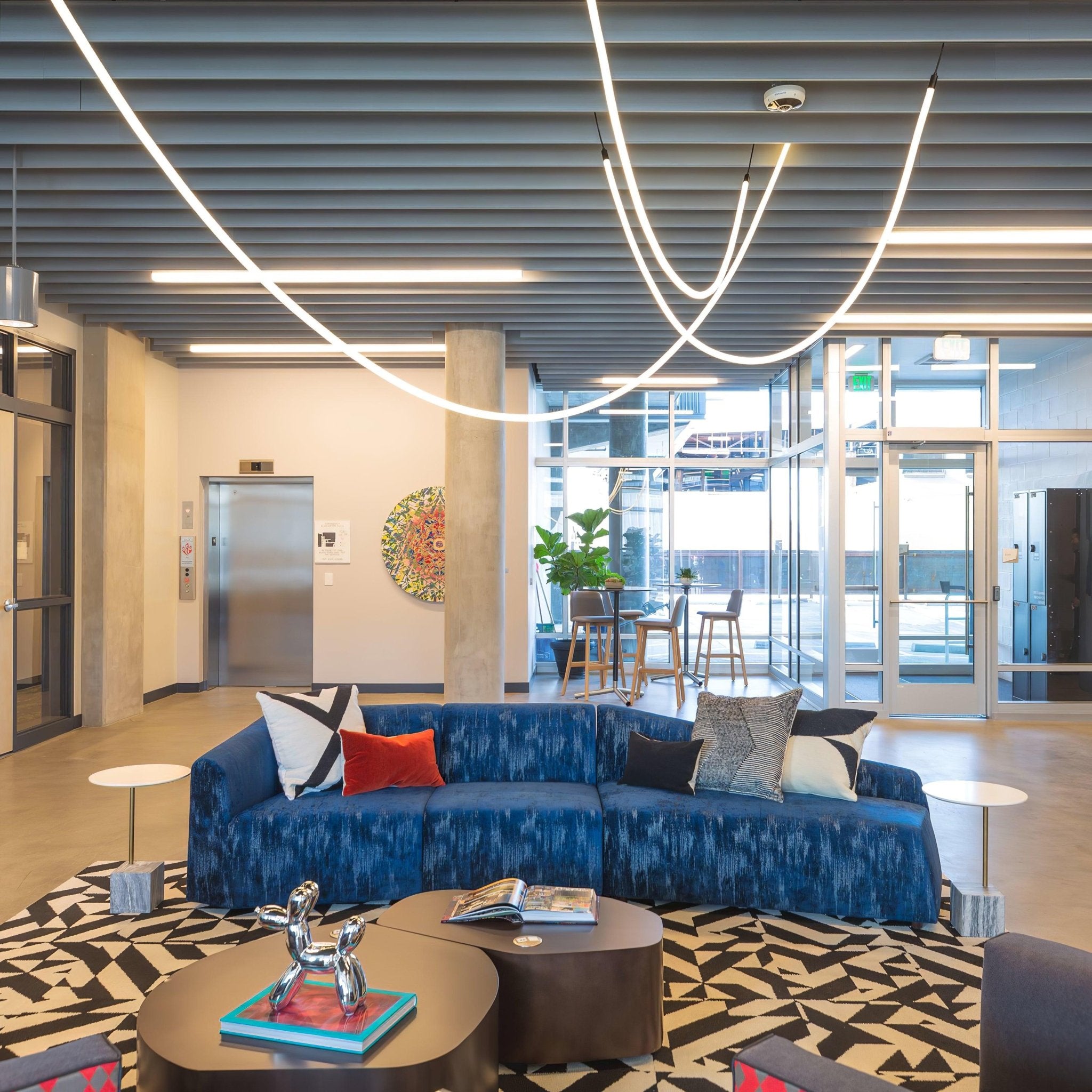 Flexible Curve Droplight Pendant Lamp
