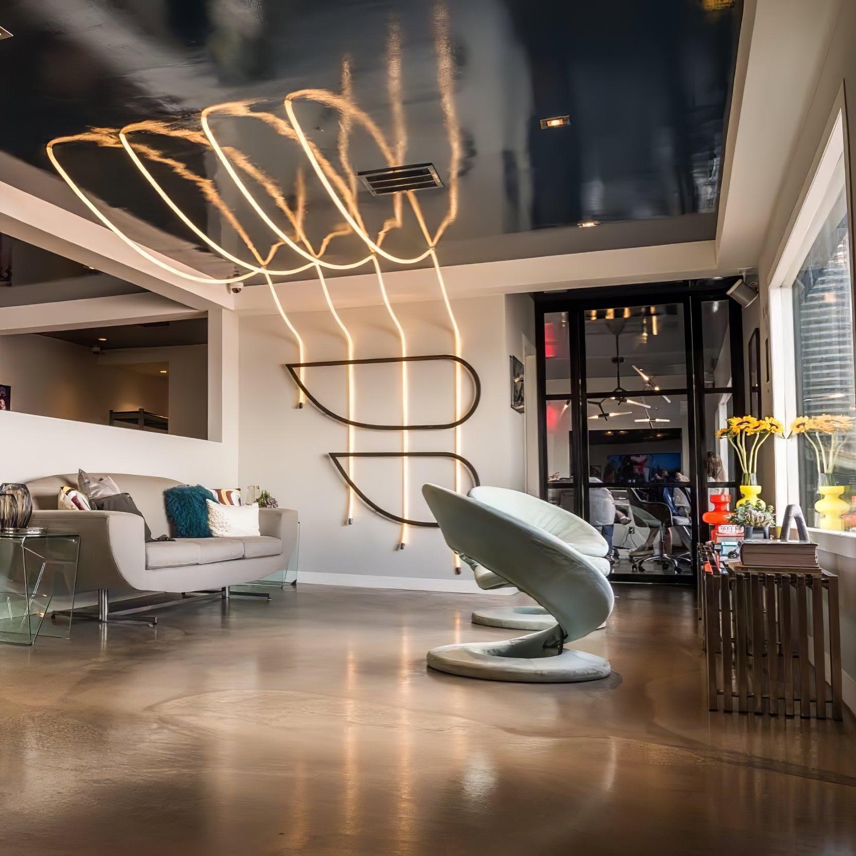 Flexible Curve Droplight Pendant Lamp