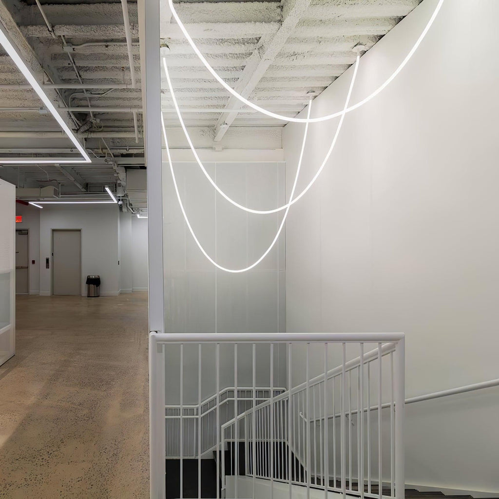 Flexible Curve Droplight Pendant Lamp