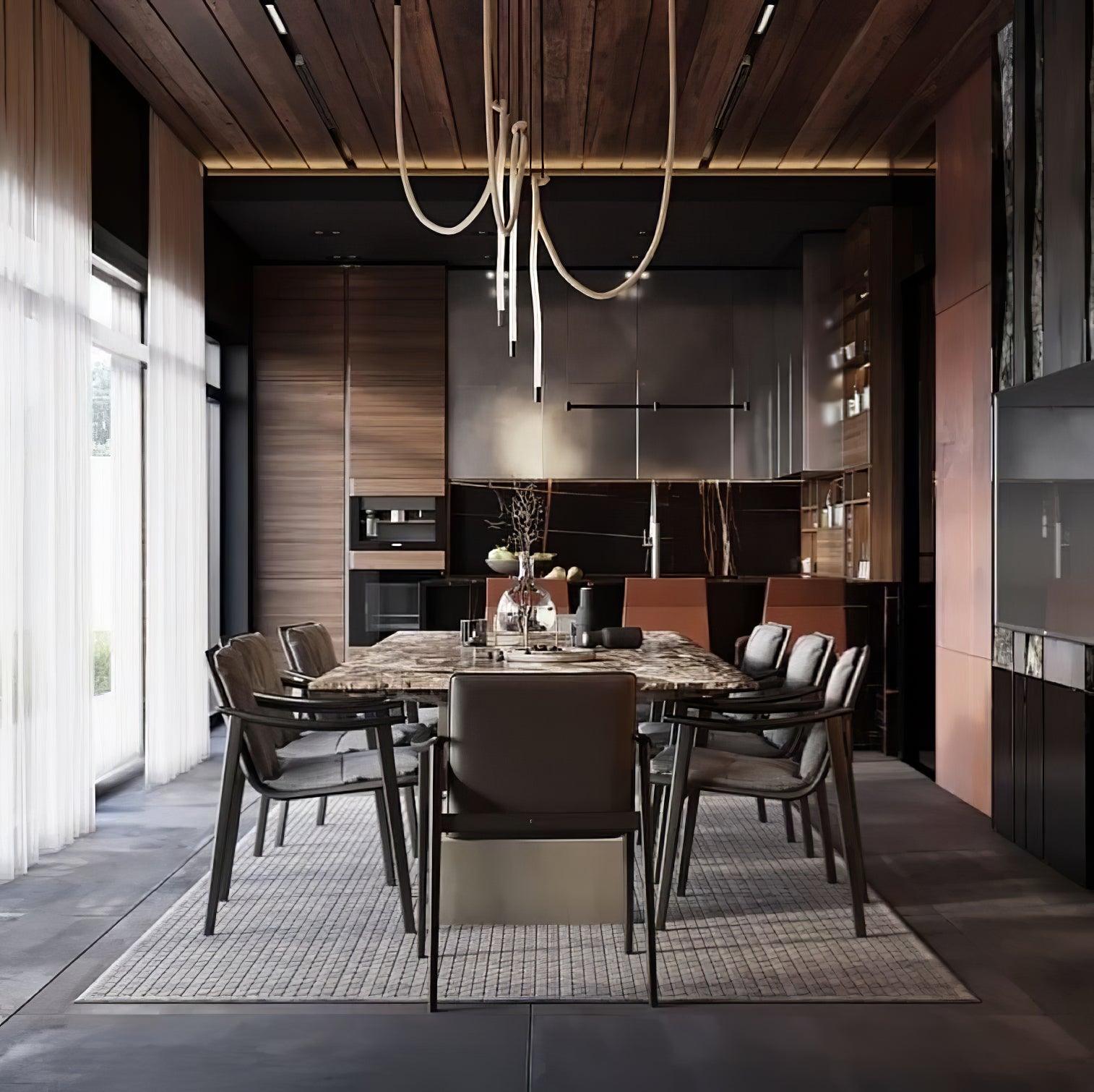 Flexible Curve Droplight Pendant Lamp