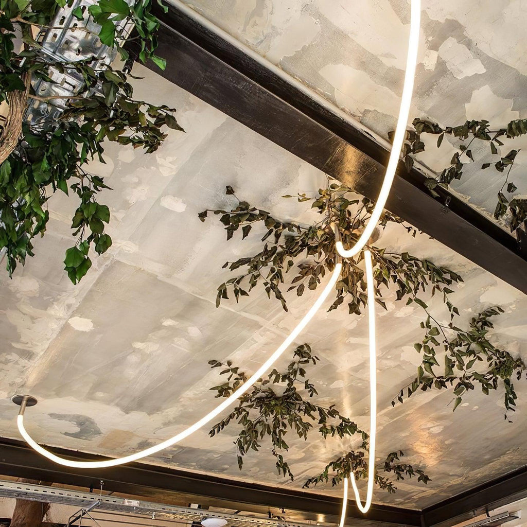Flexible Curve Droplight Pendant Lamp