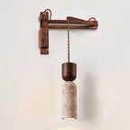 Travertine Fusion Wall Sconce