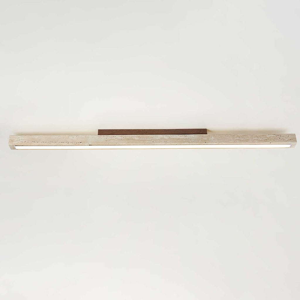 Travertine Column Ceiling Light