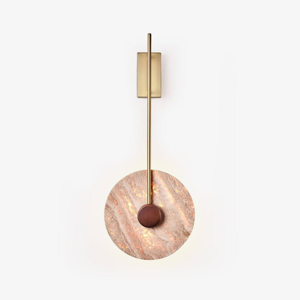 Travertine Disc Wall light Wall Lamp