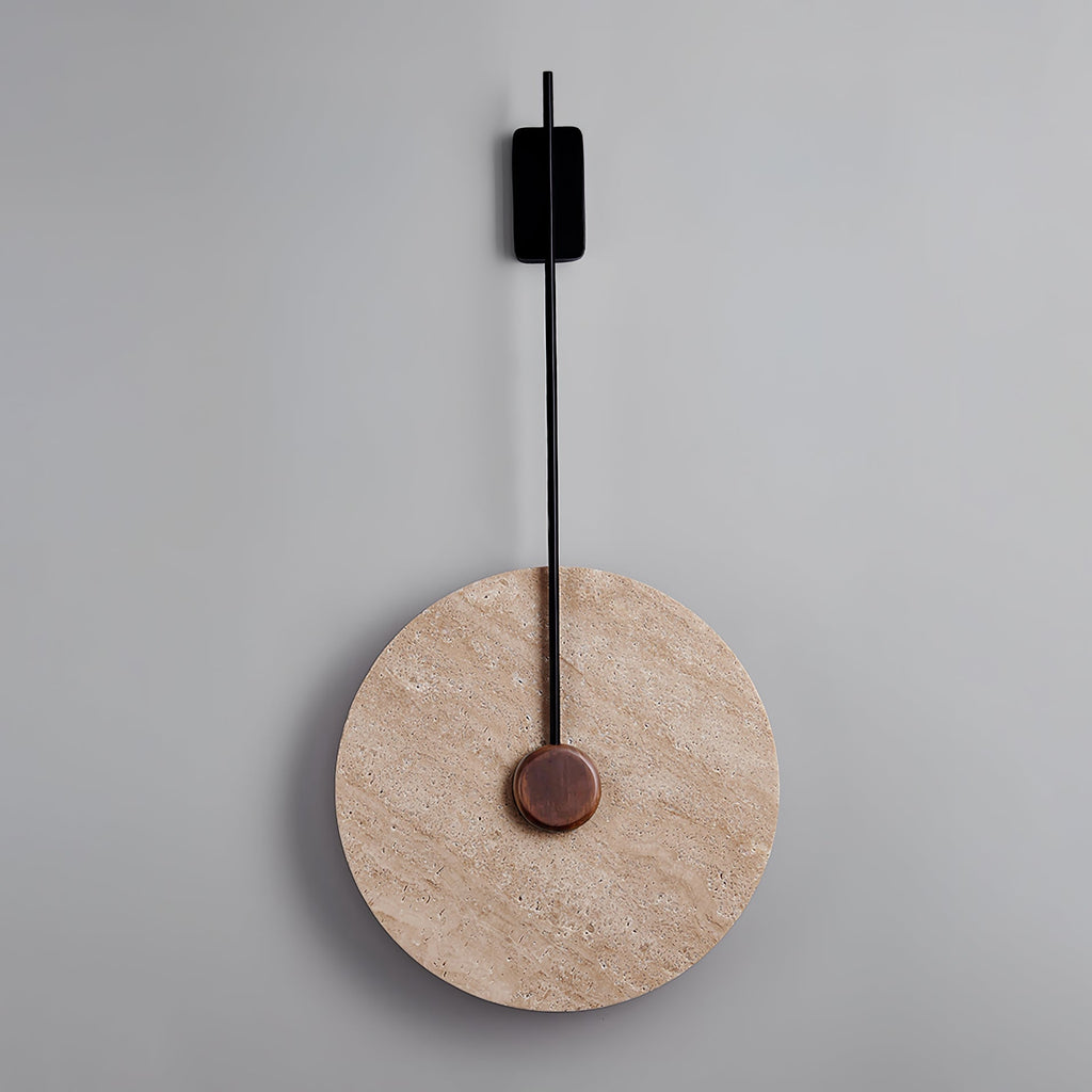Travertine Disc Wall light Wall Lamp