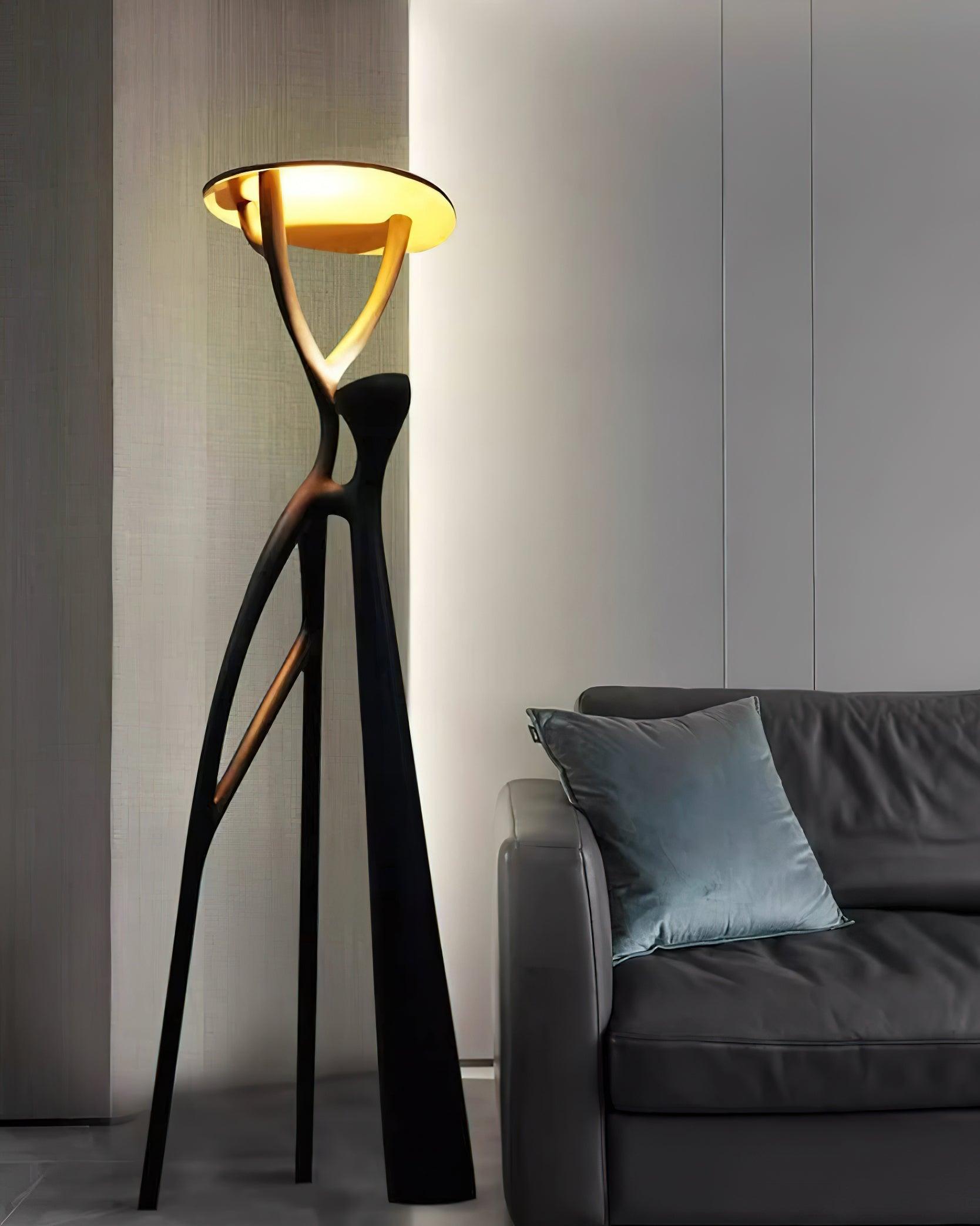 Tree Of Life Sculpture Torchiere Lamp Floor Lamp