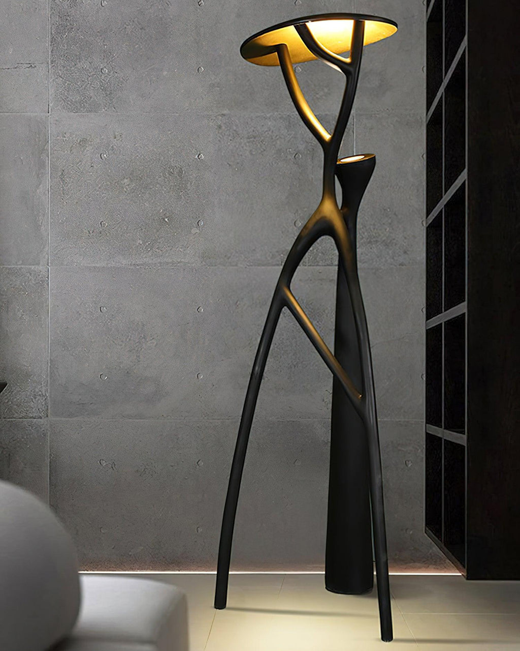 Tree Of Life Sculpture Torchiere Lamp Floor Lamp