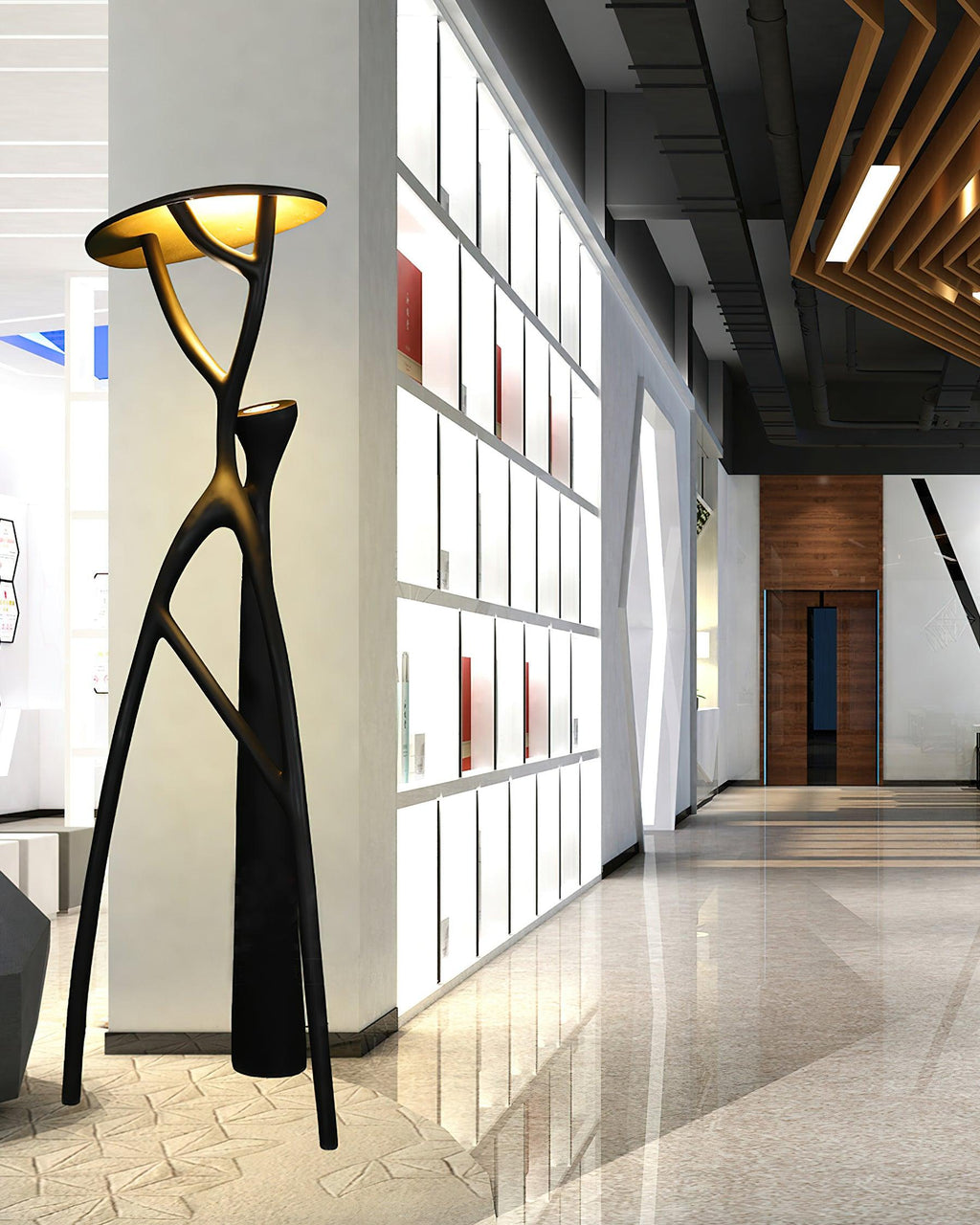 Tree Of Life Sculpture Torchiere Lamp Floor Lamp