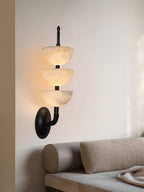 Triple Alabaster Sconce Wall Sconce