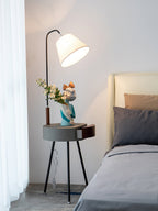 Tripod Fabric Reading Lamp Floor Lamp