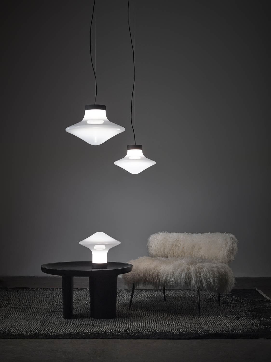 Trottola Side table lamp Table Lamp