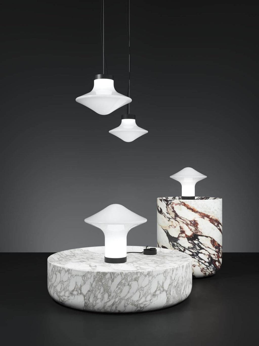 Trottola Side table lamp Table Lamp
