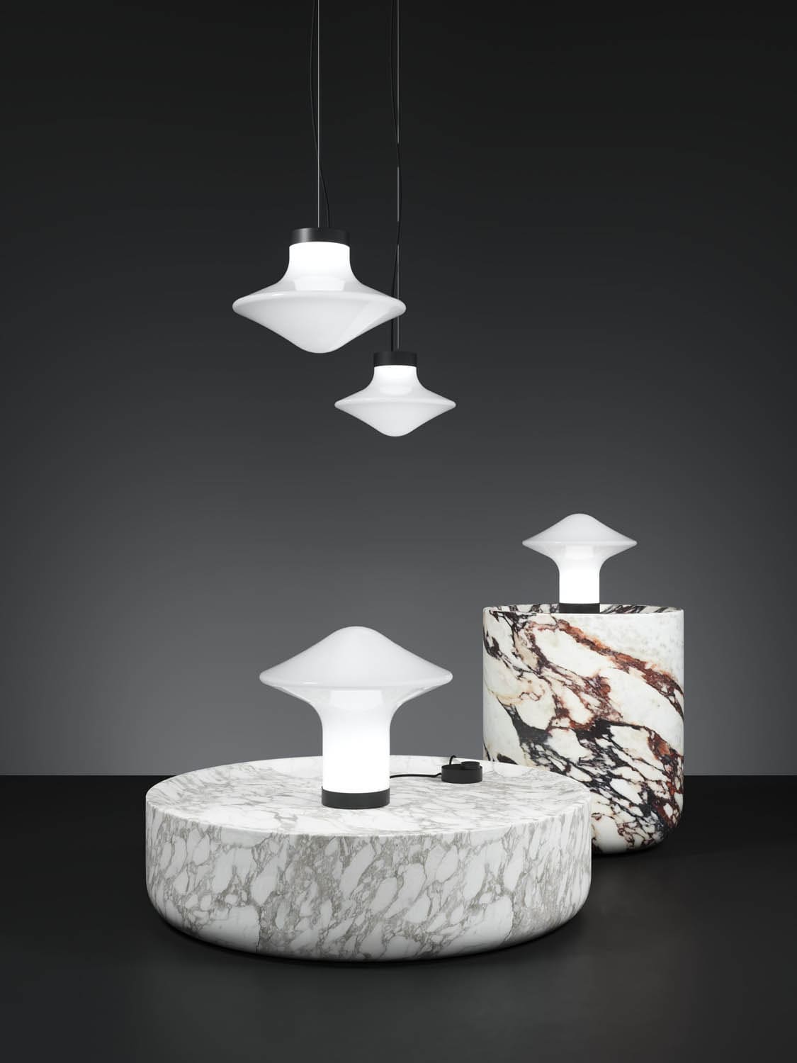 Trottola Side table lamp Table Lamp
