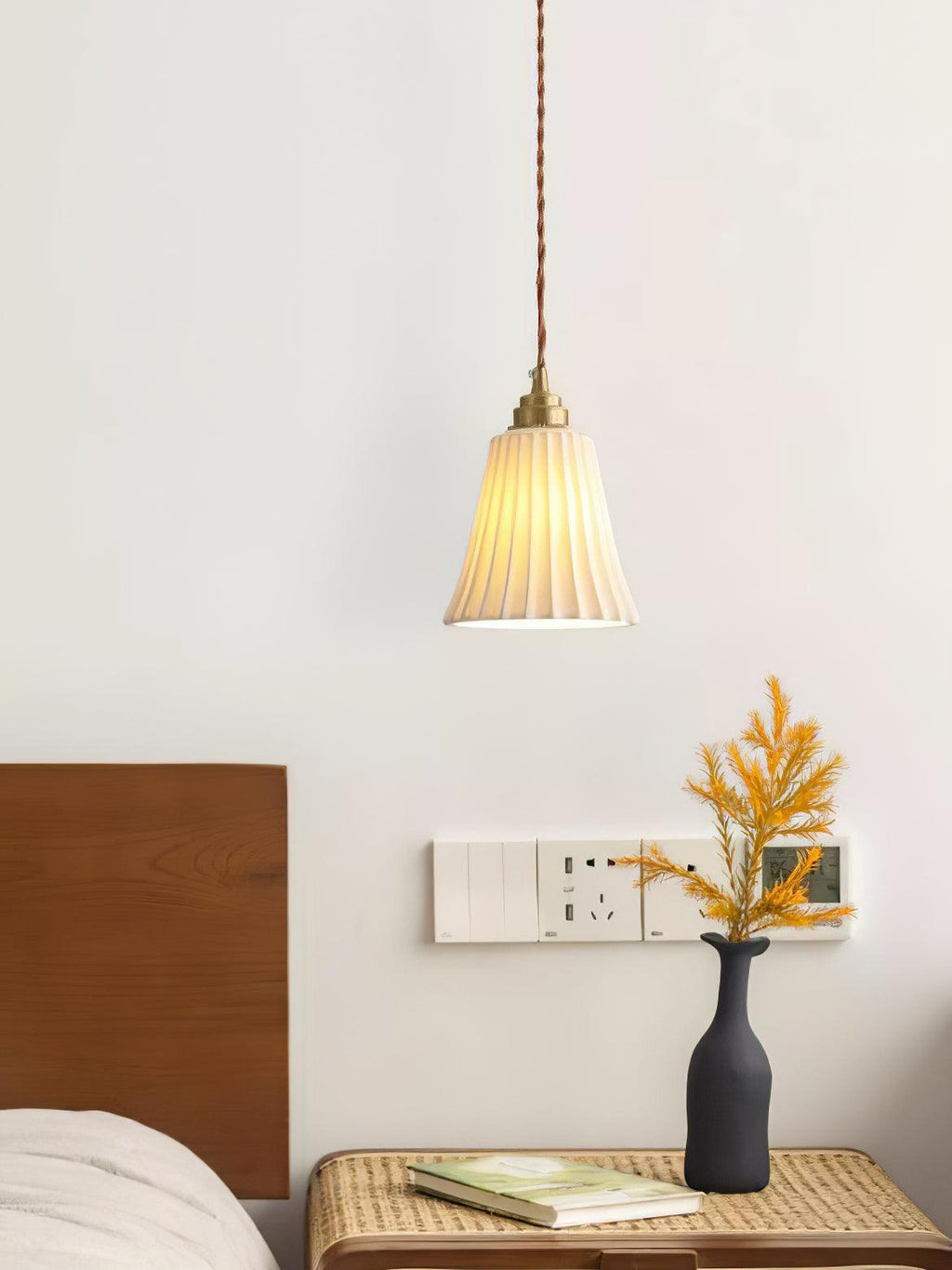 Trumpet Ceramic Hanging light Pendant Light