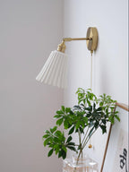 Trumpet Ceramic Lamp bracket Wall Light