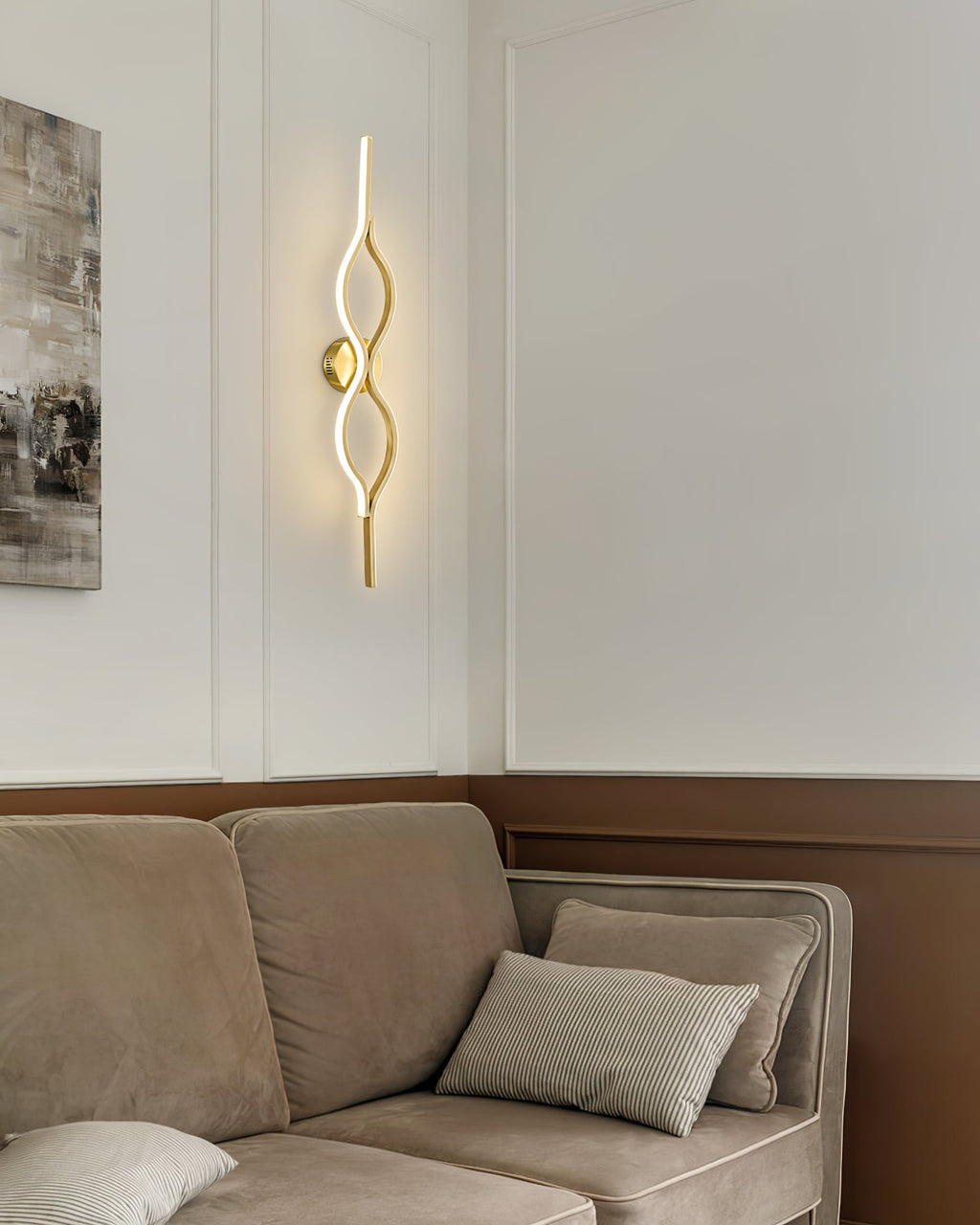 Twist Brass Wall-mounted lamp Wall Light