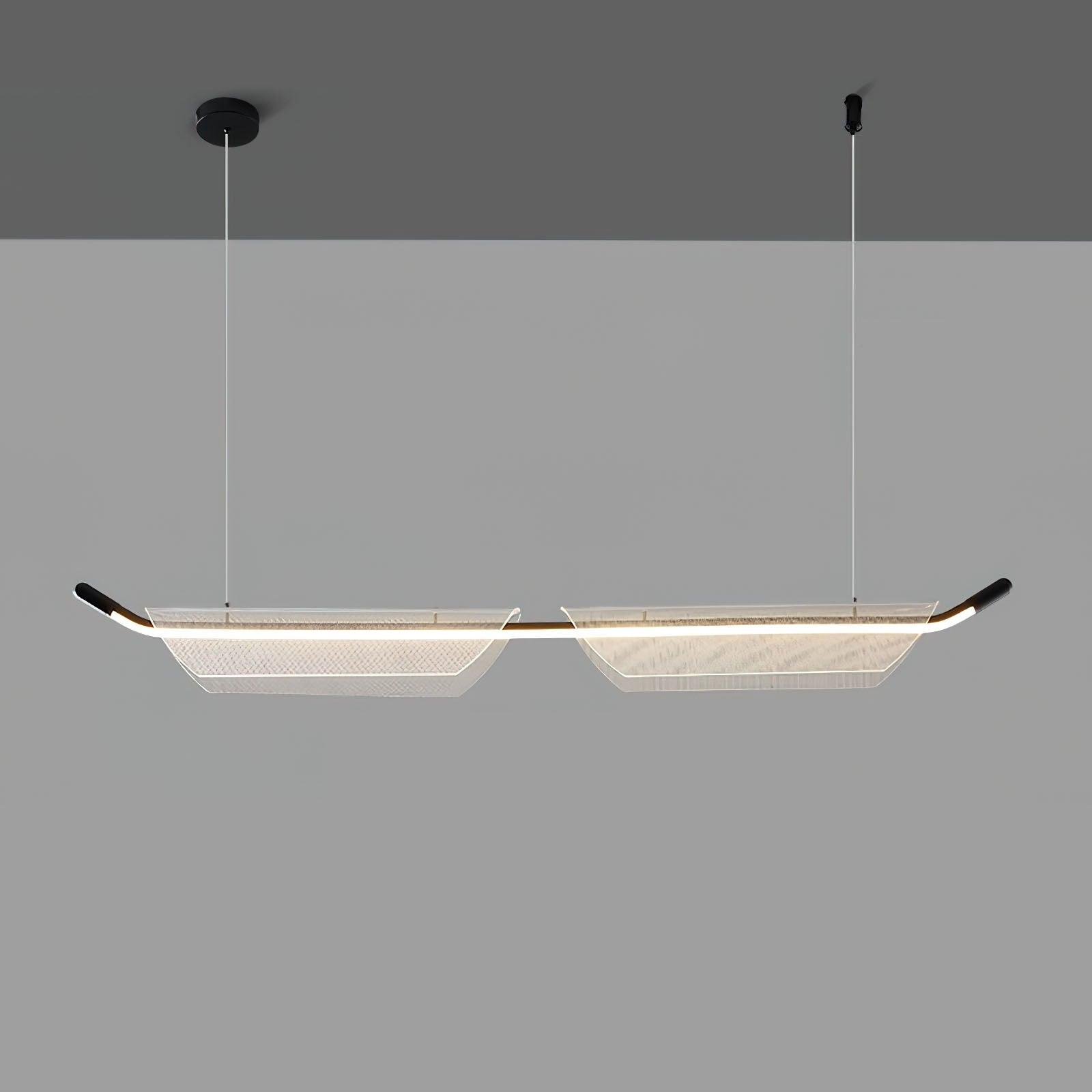 Two Boats Acrylic Droplight Pendant Light