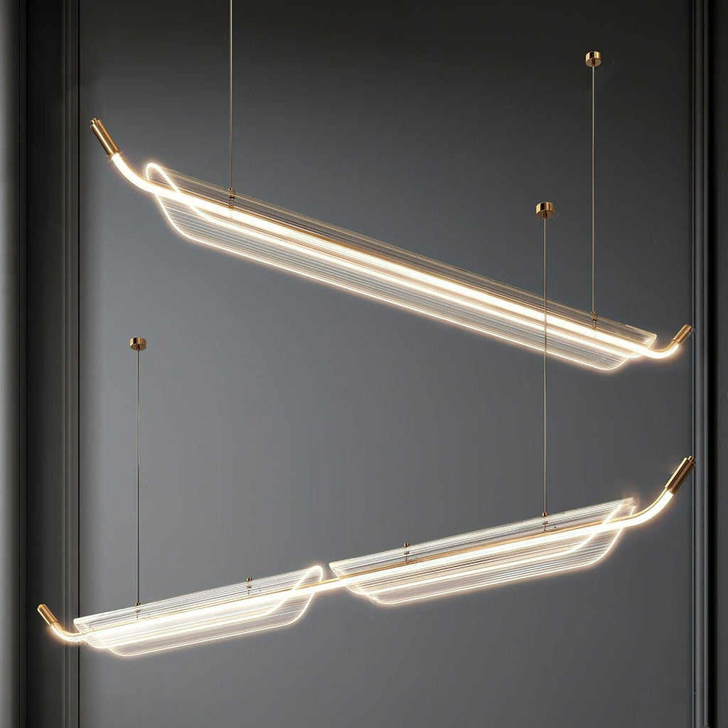 Two Boats Acrylic Droplight Pendant Light