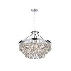 Unique Tiered Crystal Crown Chandelier