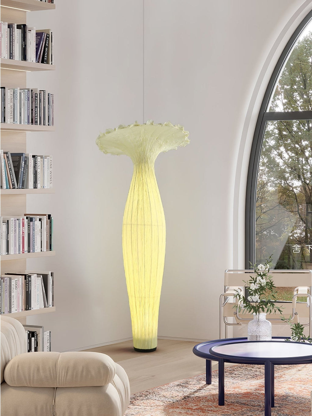 Vase Fabric Reading Lamp Floor Lamp