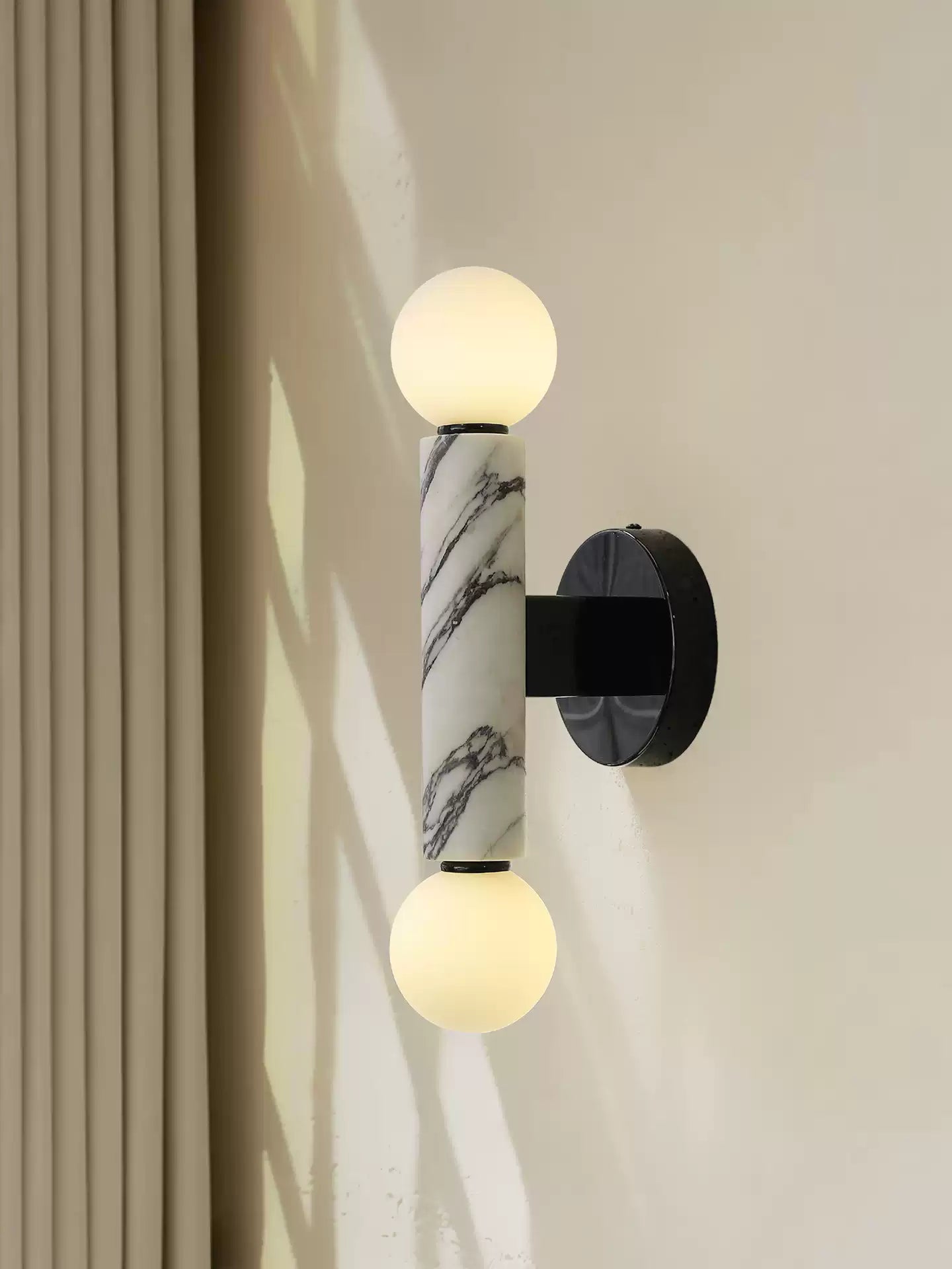 Obelisk Orb Sconce