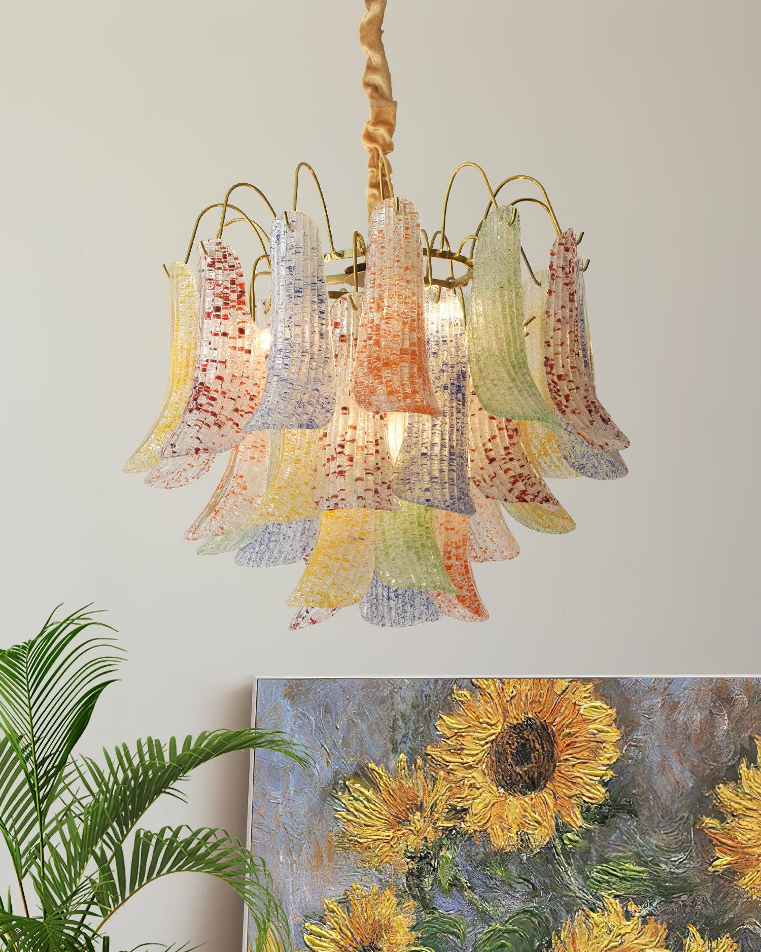 Venini Colorful Murano Glass Ceiling fixture Chandelier
