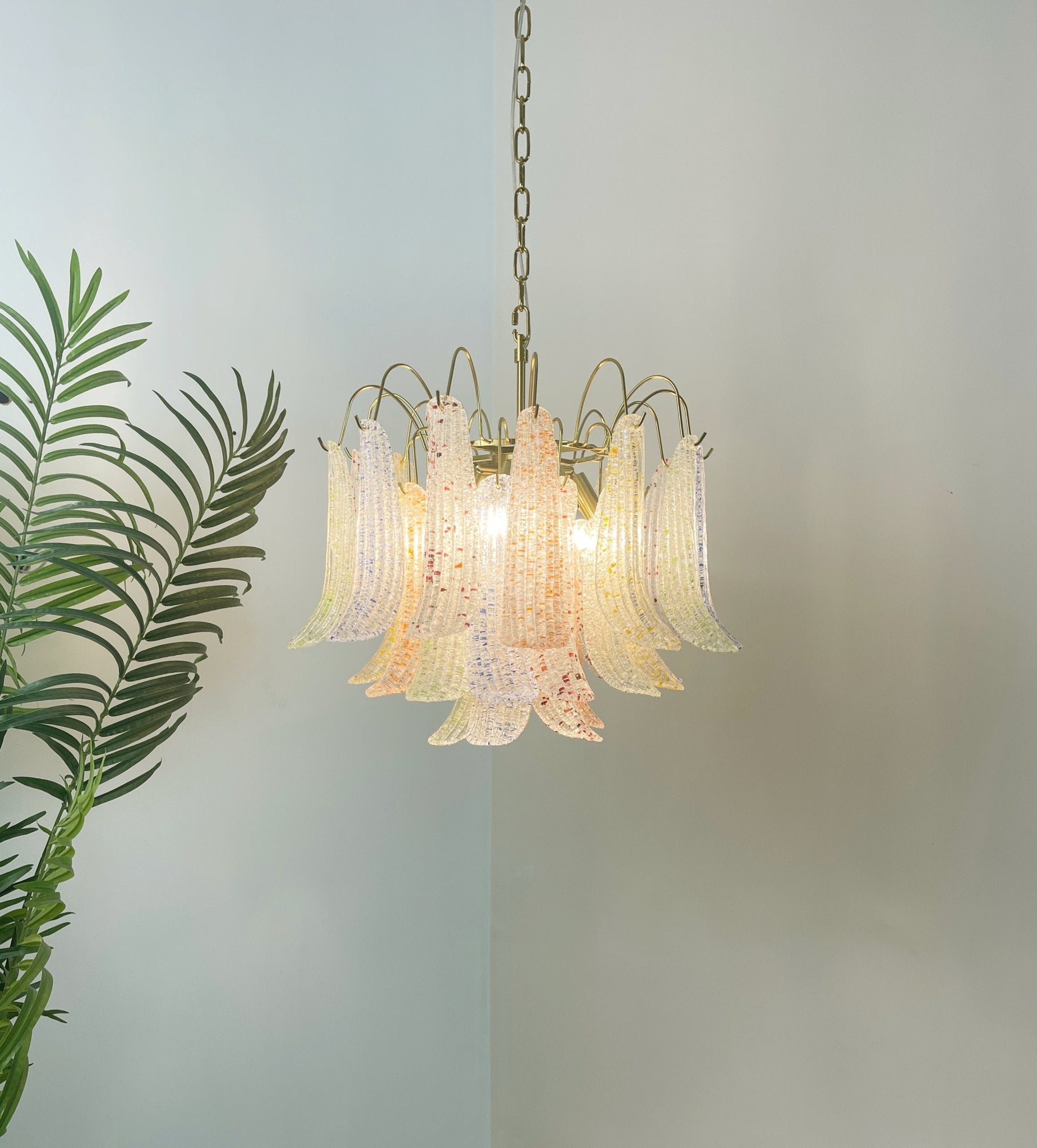 Venini Colorful Murano Glass Ceiling fixture Chandelier