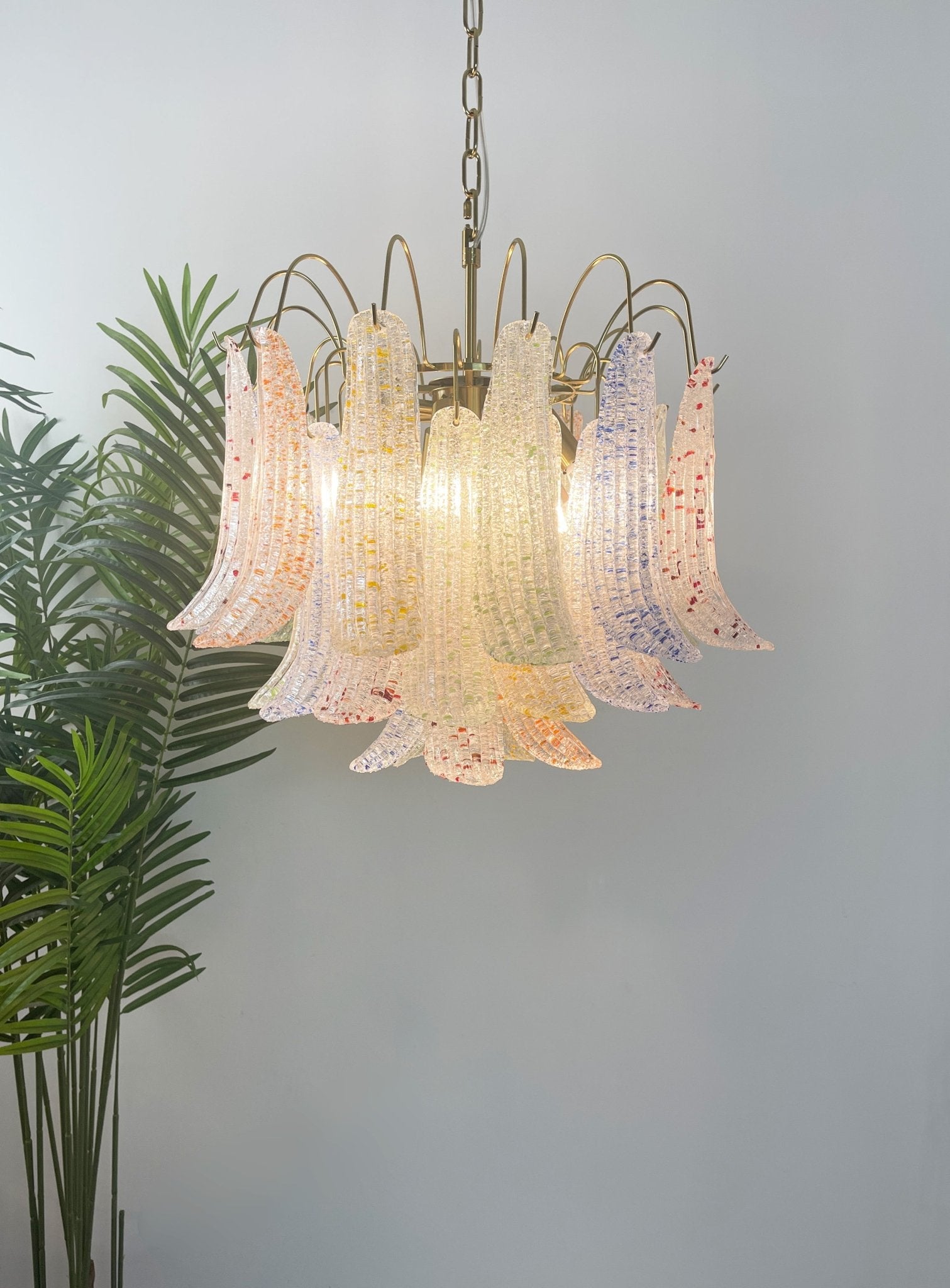 Venini Colorful Murano Glass Ceiling fixture Chandelier