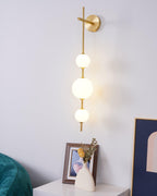 Vertical Globe Plug-in Lamp bracket Wall Lamp