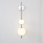 Vertical Globe Plug-in Lamp bracket Wall Lamp