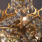 Vintage Crystal Crown Chandelier