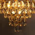 Vintage Crystal Crown Chandelier