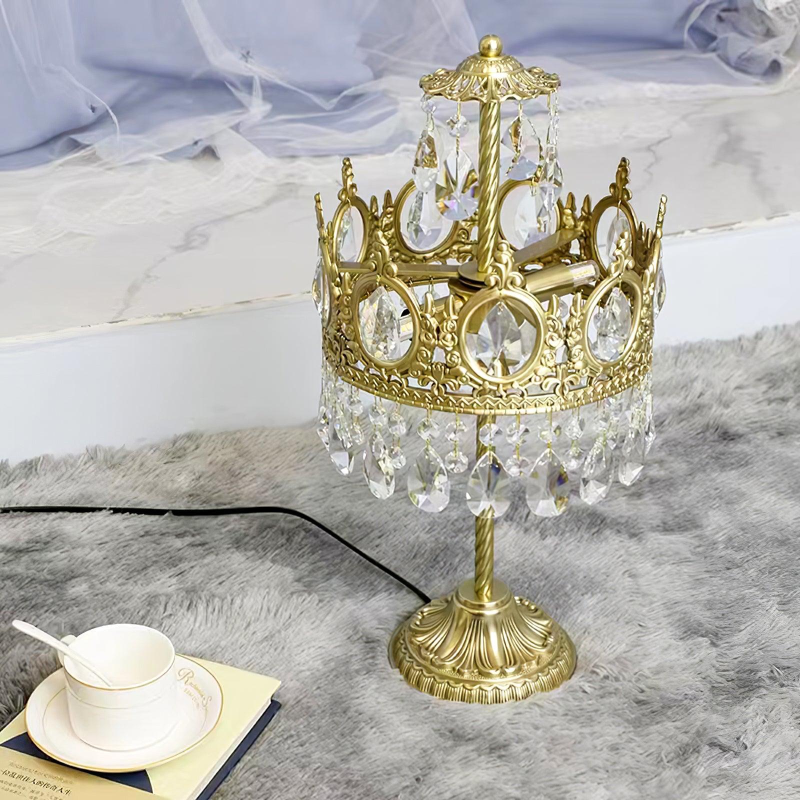 Vintage Crystal Task lamp Table Light