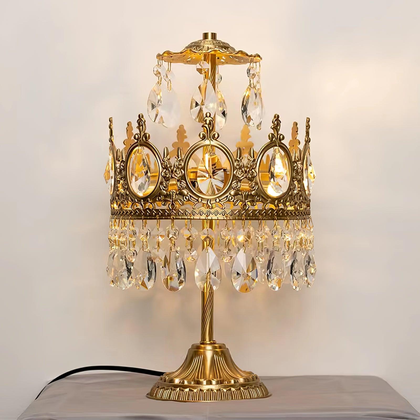 Vintage Crystal Task lamp Table Light
