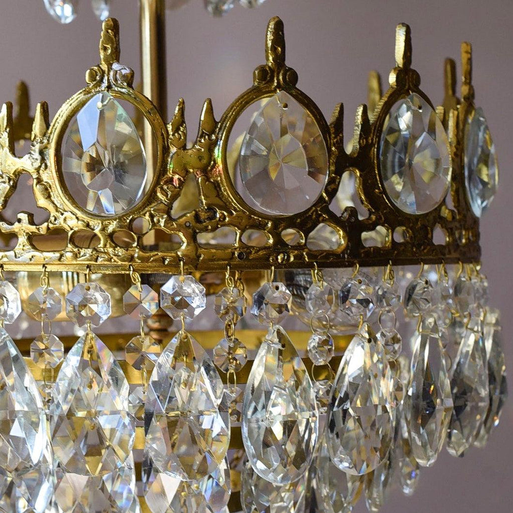 Vintage Crystal Task lamp Table Light