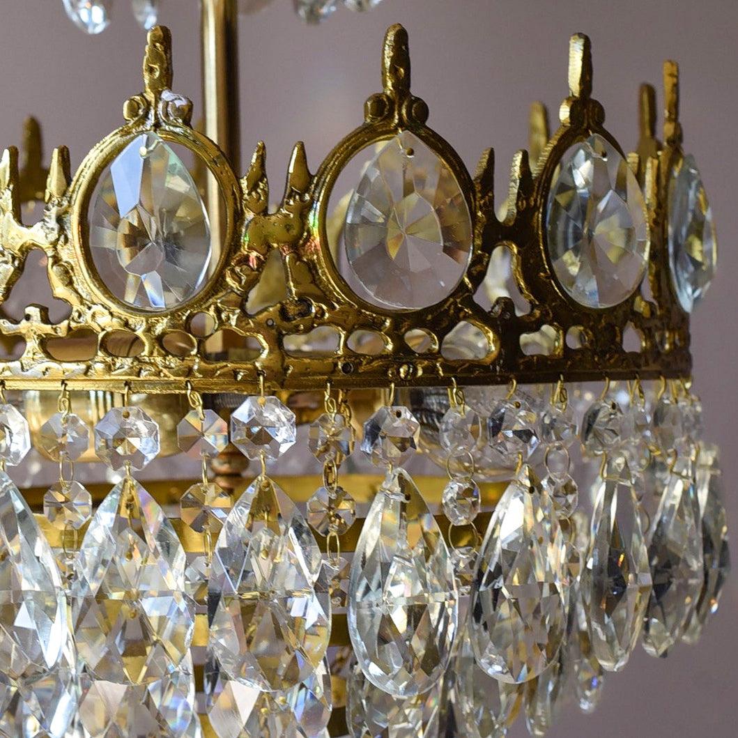 Vintage Crystal Task lamp Table Light