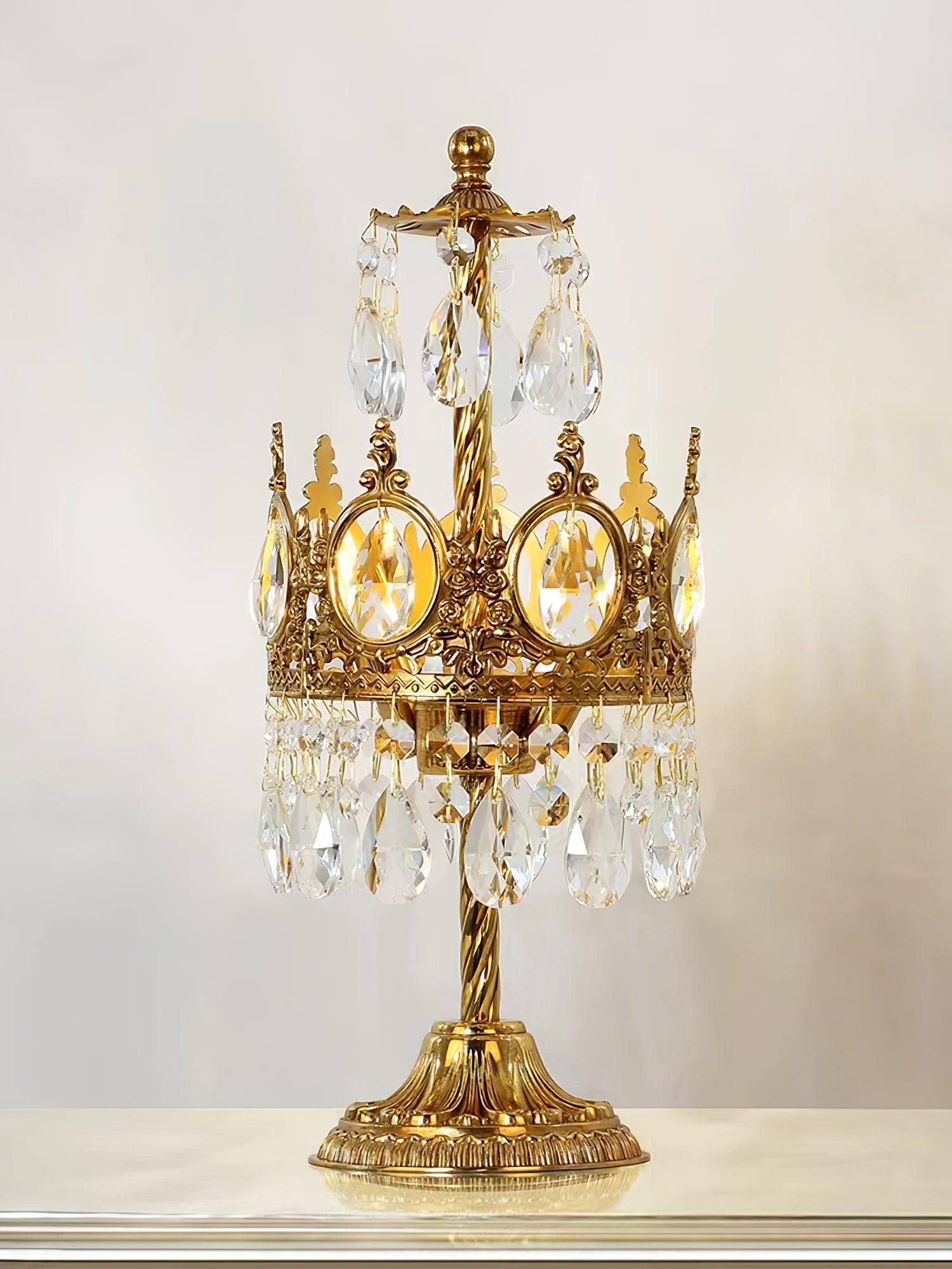 Vintage Crystal Task lamp Table Light