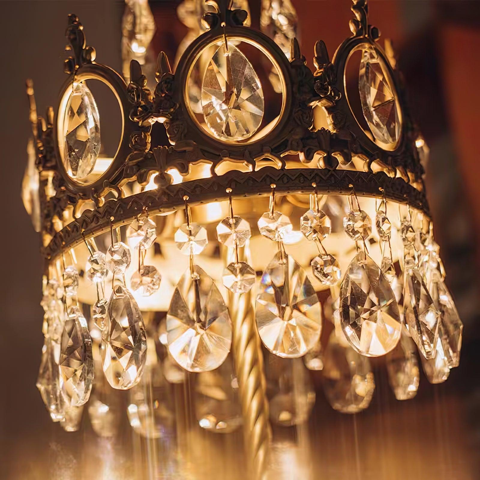 Vintage Crystal Task lamp Table Light
