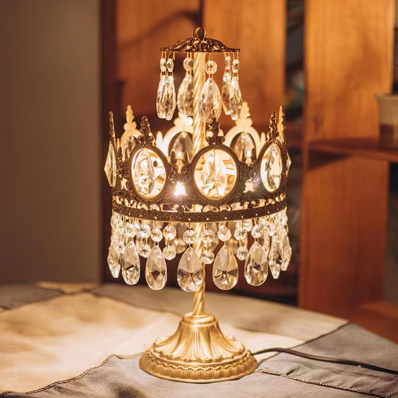 Vintage Crystal Task lamp Table Light