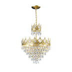 Vintage Crystal Crown Chandelier