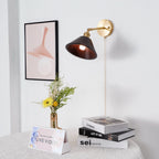 Vintage Wood Plug-in Sconce Wall Lamp