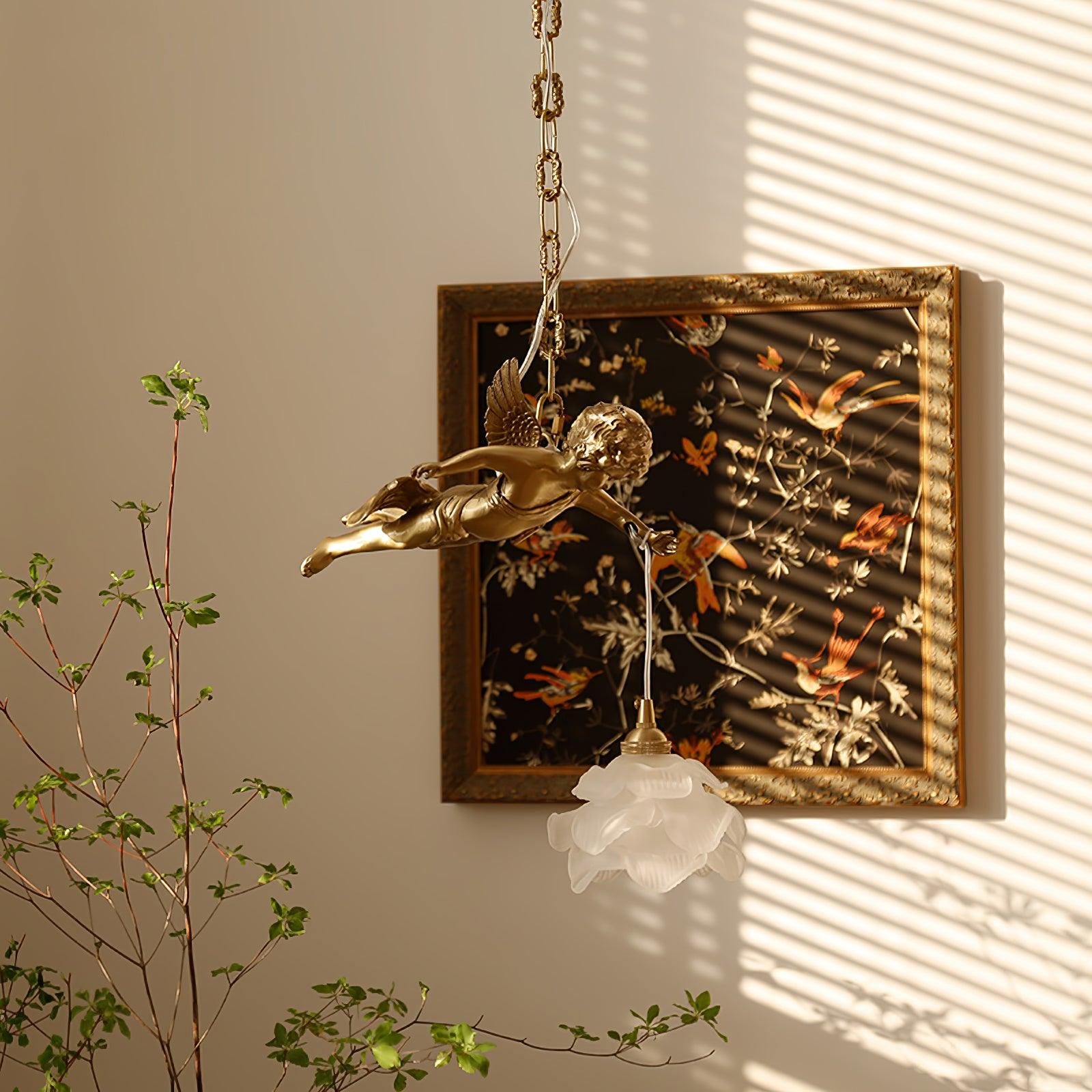 Vintage Angel Droplight Pendant Light