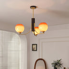 Vintage Caramel Globe Pendant light Chandelier