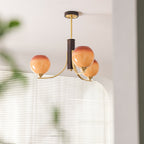 Vintage Caramel Globe Pendant light Chandelier