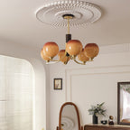 Vintage Caramel Globe Pendant light Chandelier