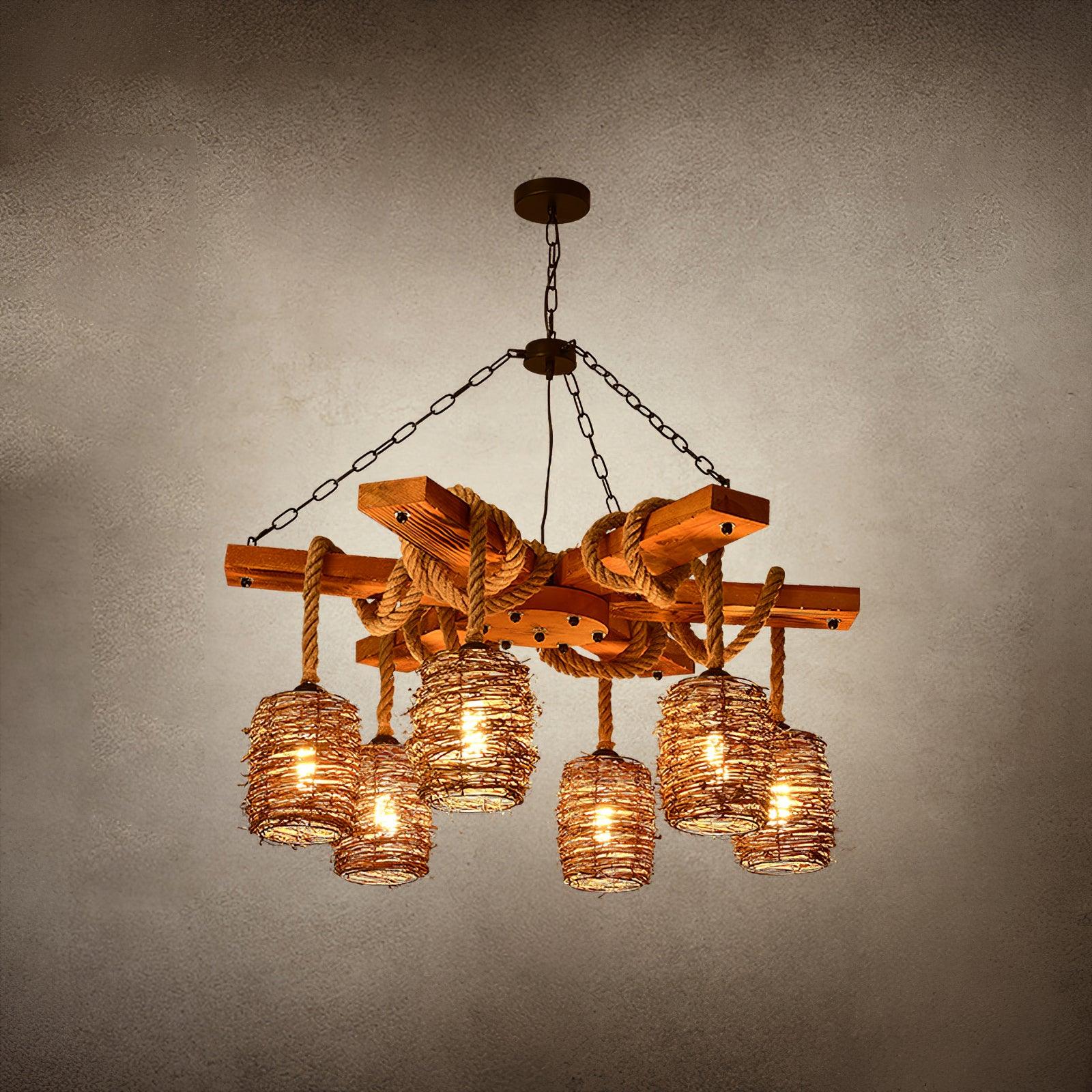 Vintage Farmhouse Ceiling fixture Chandelier