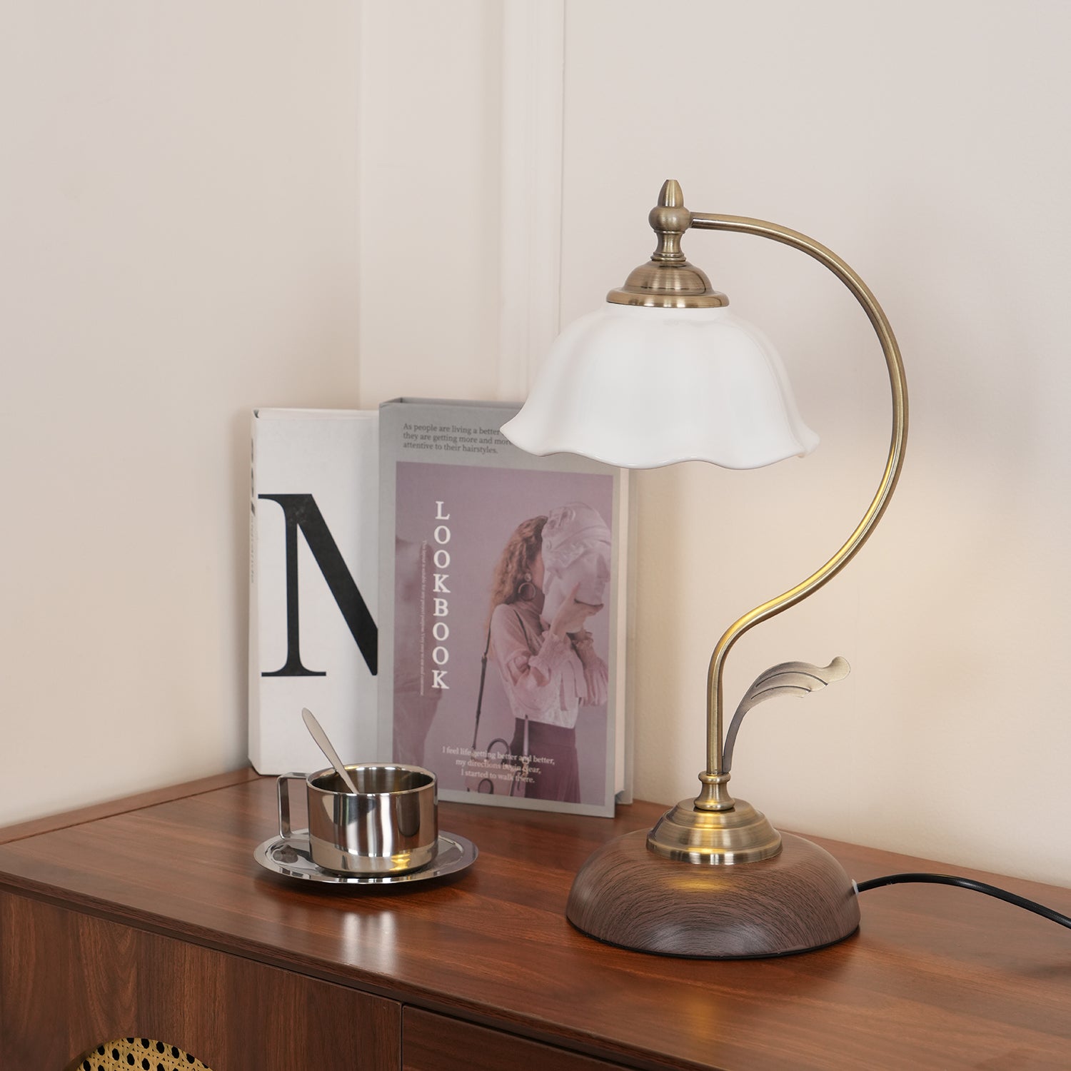 Vintage Laiton Work lamp Table Lamp