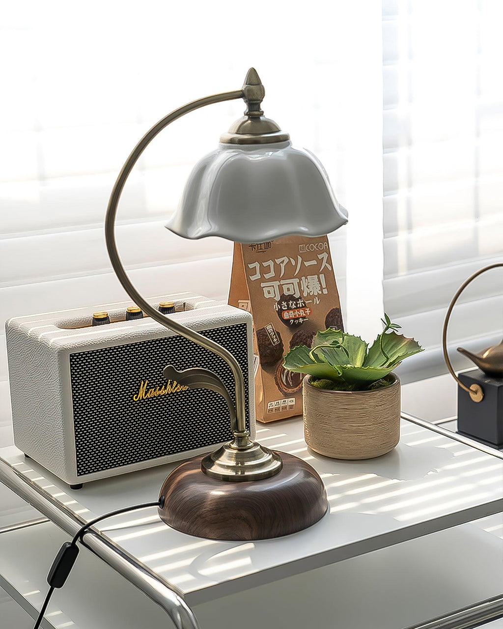 Vintage Laiton Work lamp Table Lamp