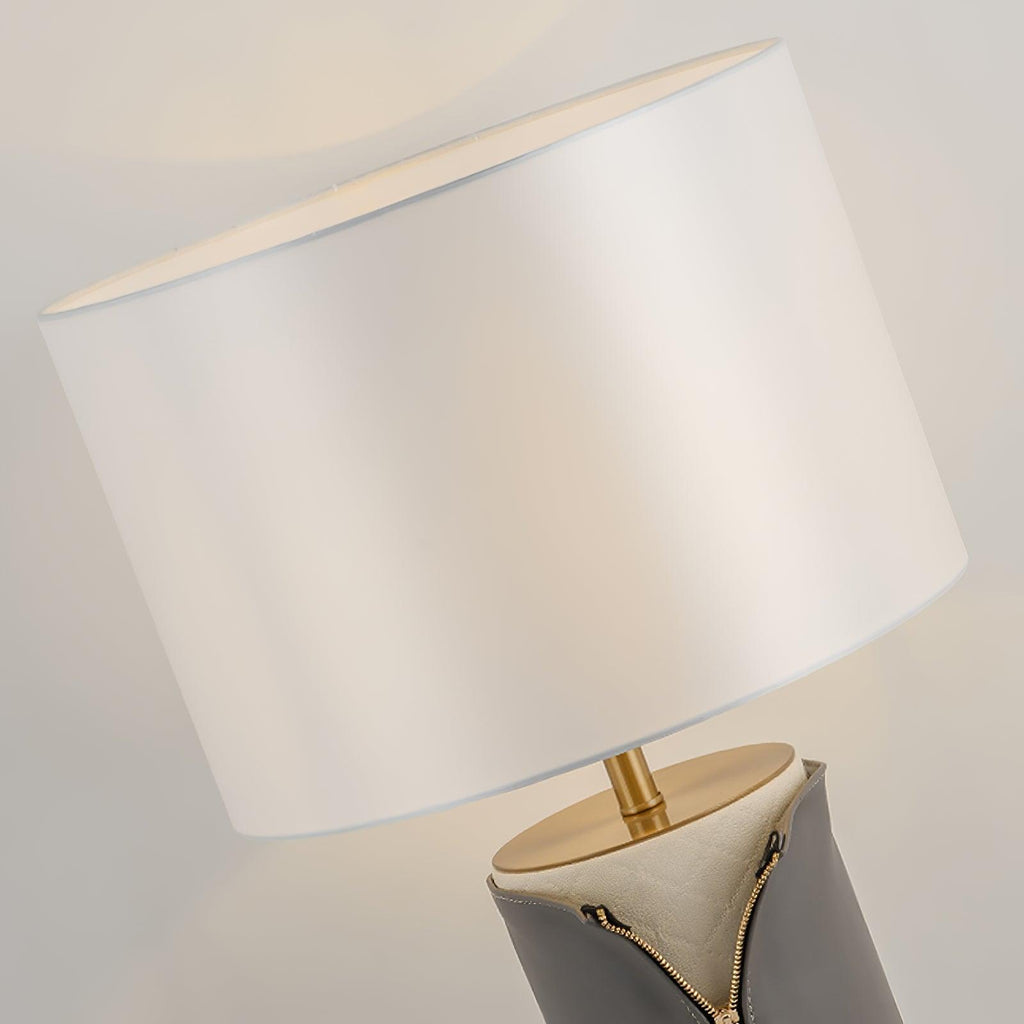 Vintage Leather Accent lamp Table Lamp