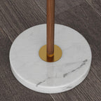 Vintage Pleated Tall Lamp Floor Lamp